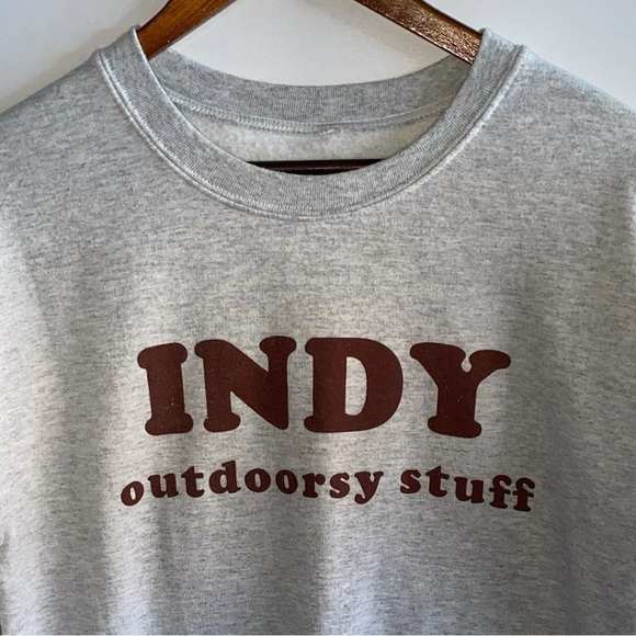 Indy Brand Outdoorsy Stuff Crewneck Sweatshirt - Picture 3 of 5